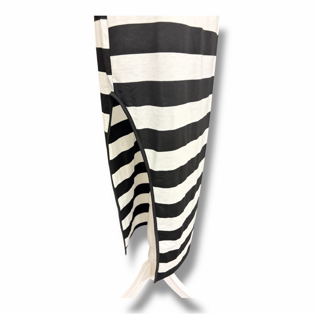 Women's Striped Color Block Crop Top and Maxi Skirt with Slit NWOT Medium - Picture 3 of 5